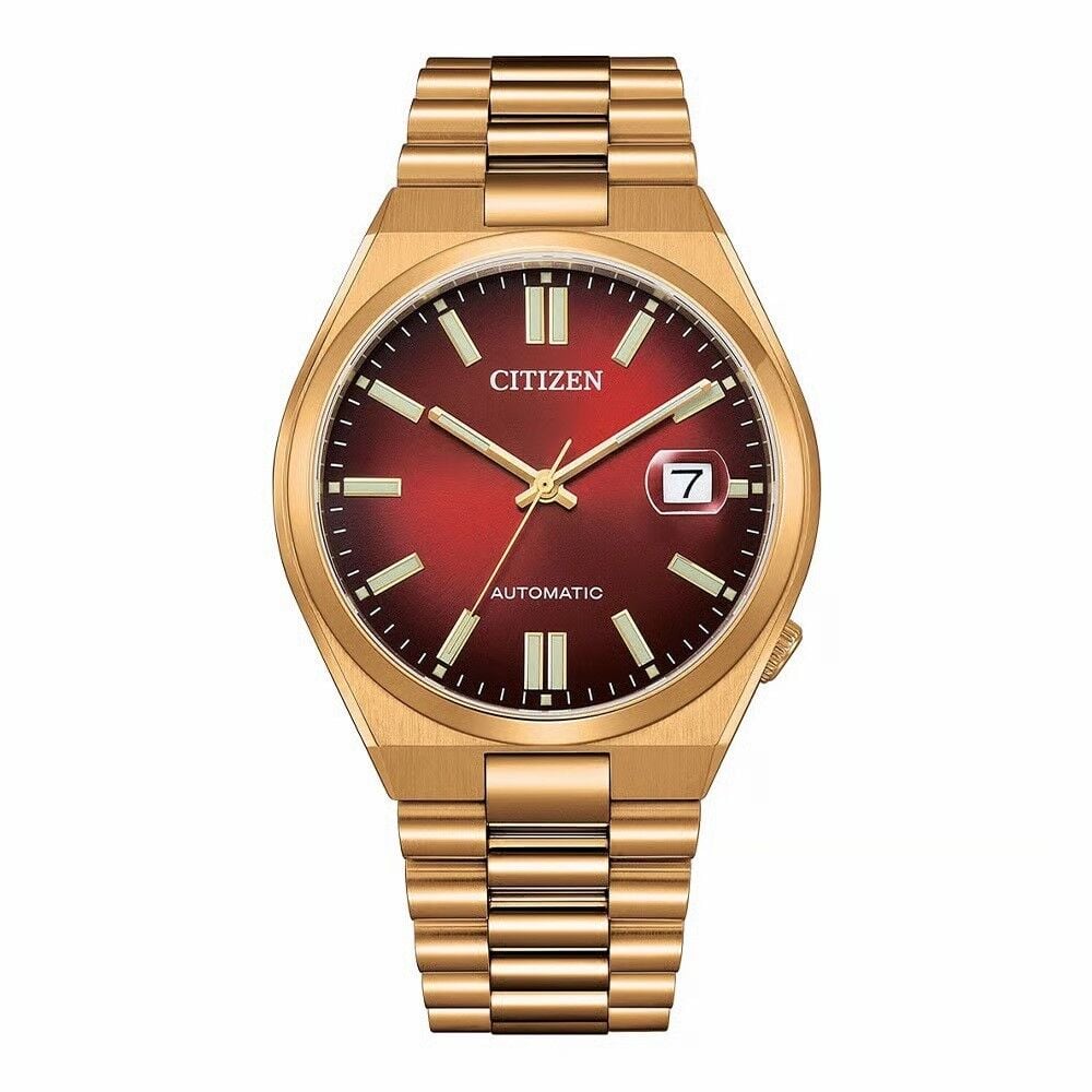 CITIZEN TSUYOSA NJ0153-82X ROSE GOLD PİLSİZ OTOMATİK SAFİR CAM ERKEK KOL SAATİ