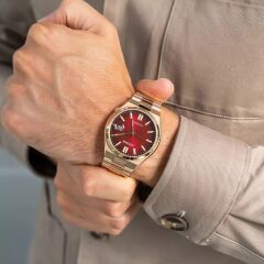 CITIZEN TSUYOSA NJ0153-82X ROSE GOLD PİLSİZ OTOMATİK SAFİR CAM ERKEK KOL SAATİ