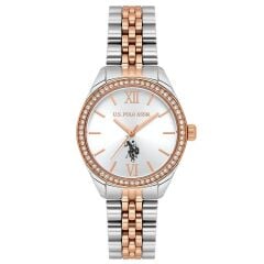 U.S. POLO ASSN. USPA2085-06 ROSE GOLD TAŞLI KADIN KOL SAATİ
