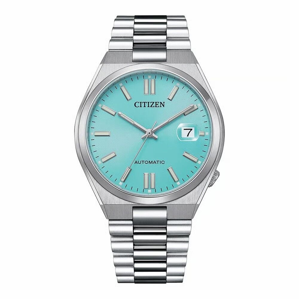 CITIZEN TSUYOSA NJ0151-88M PİLSİZ OTOMATİK SAFİR CAM ÇELİK ERKEK KOL SAATİ