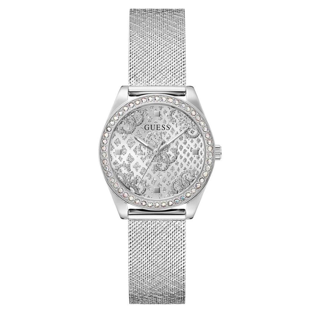GUESS GUGW0748L1 HASIR KORDON TAŞLI KADIN KOL SAATİ
