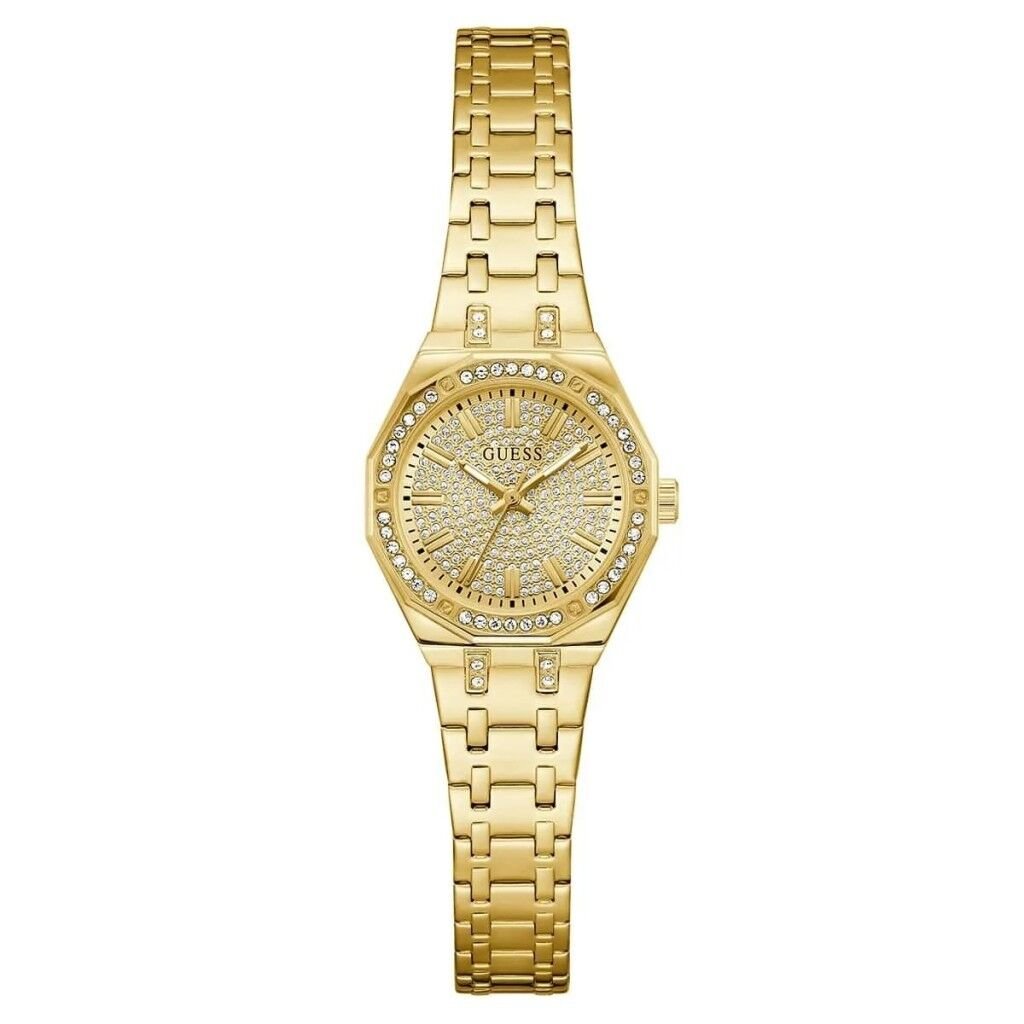GUESS GUGW0931L2 ALTIN KAPLAMA TAŞLI KADIN KOL SAATİ