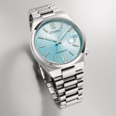 CITIZEN TSUYOSA NJ0200-50L PİLSİZ OTOMATİK SAFİR CAM ÇELİK ERKEK KOL SAATİ