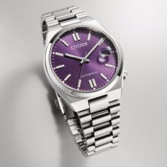 CITIZEN TSUYOSA NJ0200-50W PİLSİZ OTOMATİK SAFİR CAM ÇELİK ERKEK KOL SAATİ