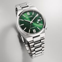 CITIZEN TSUYOSA NJ0200-50X PİLSİZ OTOMATİK SAFİR CAM ÇELİK ERKEK KOL SAATİ