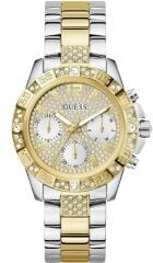 GUESS GUGW0771L3 ALTIN KAPLAMA TAŞLI KADIN KOL SAATİ