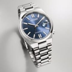 CITIZEN TSUYOSA NJ0200-50M PİLSİZ OTOMATİK SAFİR CAM ÇELİK ERKEK KOL SAATİ