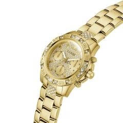 GUESS GUGW0771L2 ALTIN KAPLAMA TAŞLI KADIN KOL SAATİ
