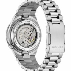 CITIZEN NJ0230-59L PİLSİZ OTOMATİK SAFİR CAM ÇELİK ERKEK KOL SAATİ
