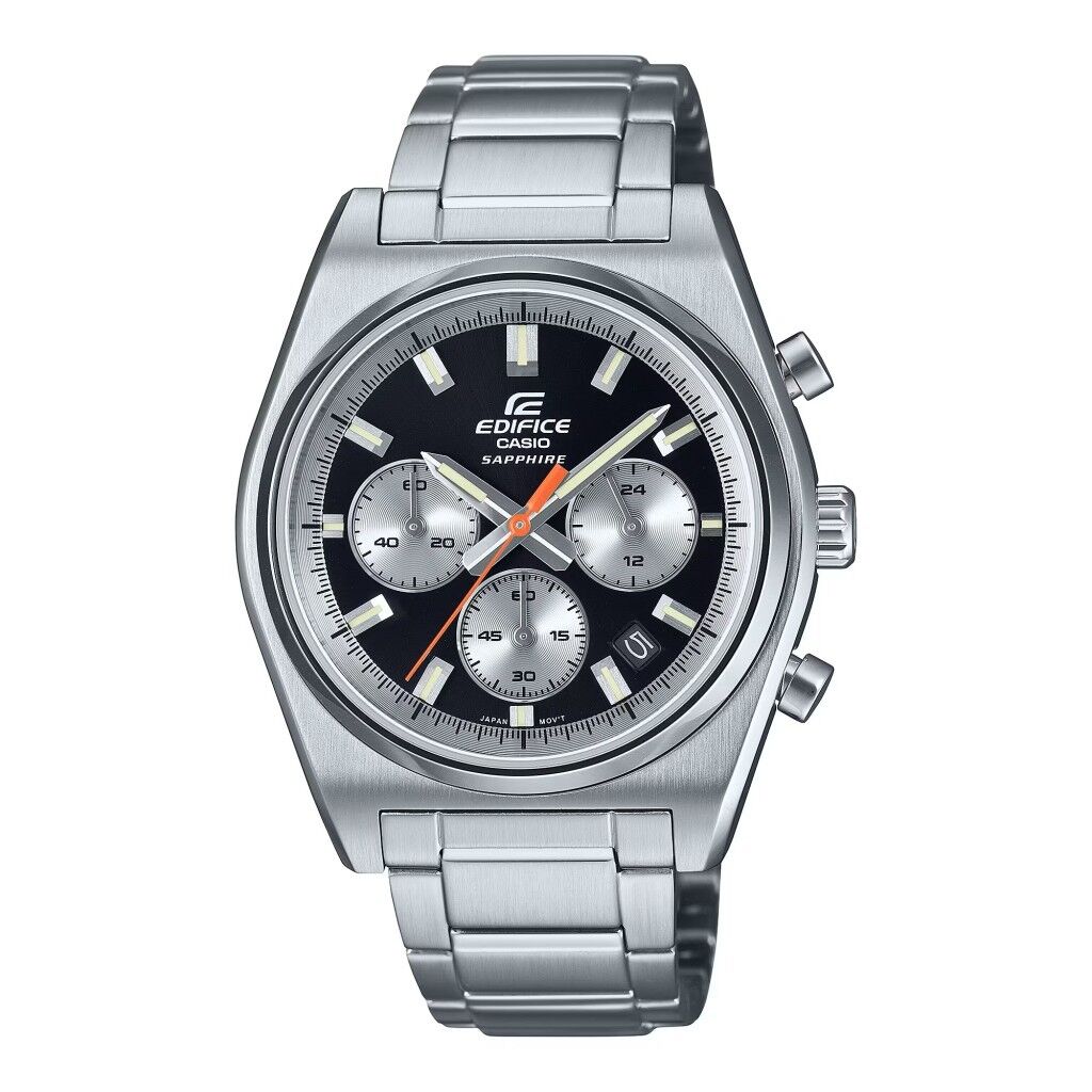 CASIO EDIFICE EFB-730D-1AVUDF SAFİR CAM ÇELİK ERKEK KOL SAATİ