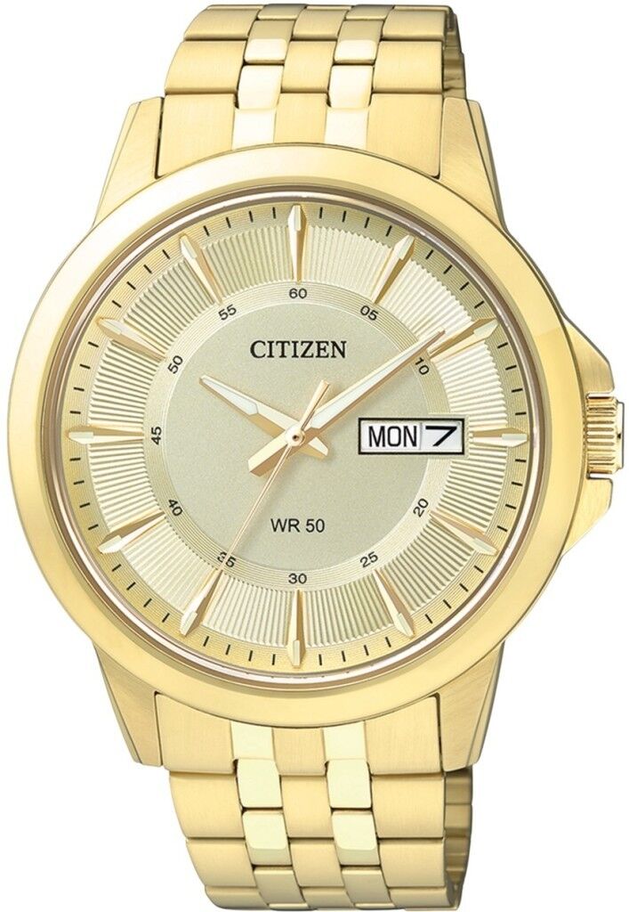 CITIZEN BF2013-56PC ALTIN KAPLAMA ERKEK KOL SAATİ