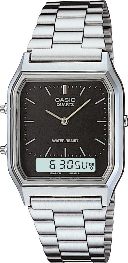 CASIO AQ-230A-1DMQ ANALOG DİJİTAL DİKDÖRTGEN ERKEK KOL SAATİ