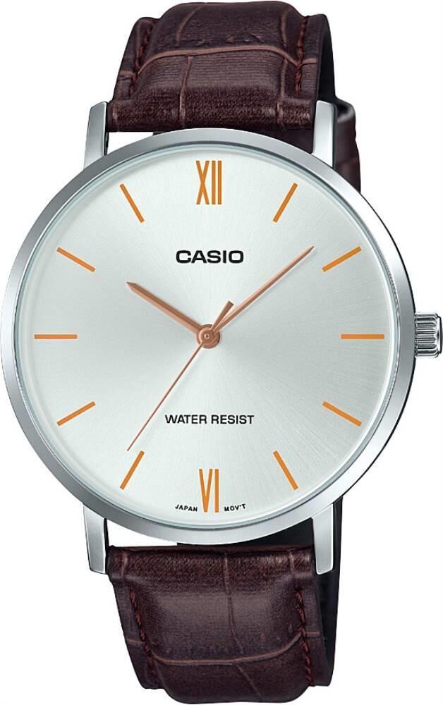 CASIO MTP-VT01L-7B2UDF KAHVERENGİ DERİ KORDON ERKEK KOL SAATİ