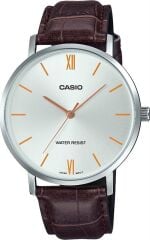 CASIO MTP-VT01L-7B2UDF KAHVERENGİ DERİ KORDON ERKEK KOL SAATİ