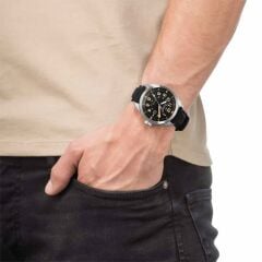 CITIZEN ECO-DRIVE AW5000-24E PİLSİZ SOLAR SİYAH TEKSTİL KORDON ERKEK KOL SAATİ