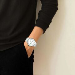 LACOSTE LAC2011415 BEYAZ SİLİKON KORDON ERKEK KOL SAATİ