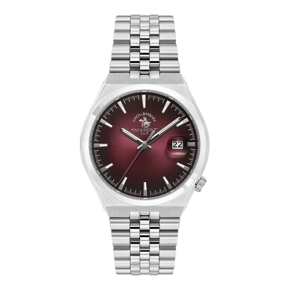 SANTA BARBARA POLO CLUB SB.4.10098-4 BORDO KADRAN ÇELİK ERKEK KOL SAATİ