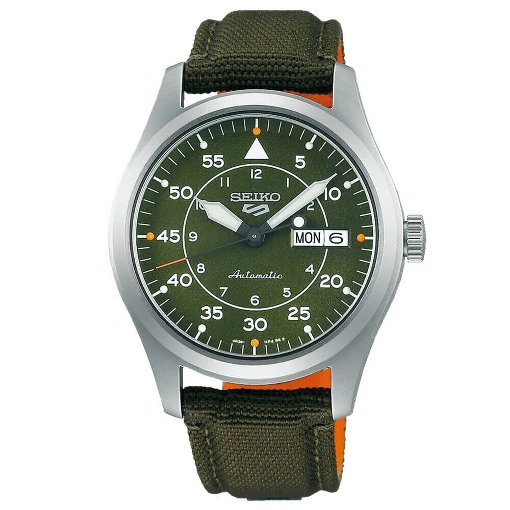 SEIKO SRPH29J PİLSİZ OTOMATİK YEŞİL NATO KORDON ERKEK KOL SAATİ