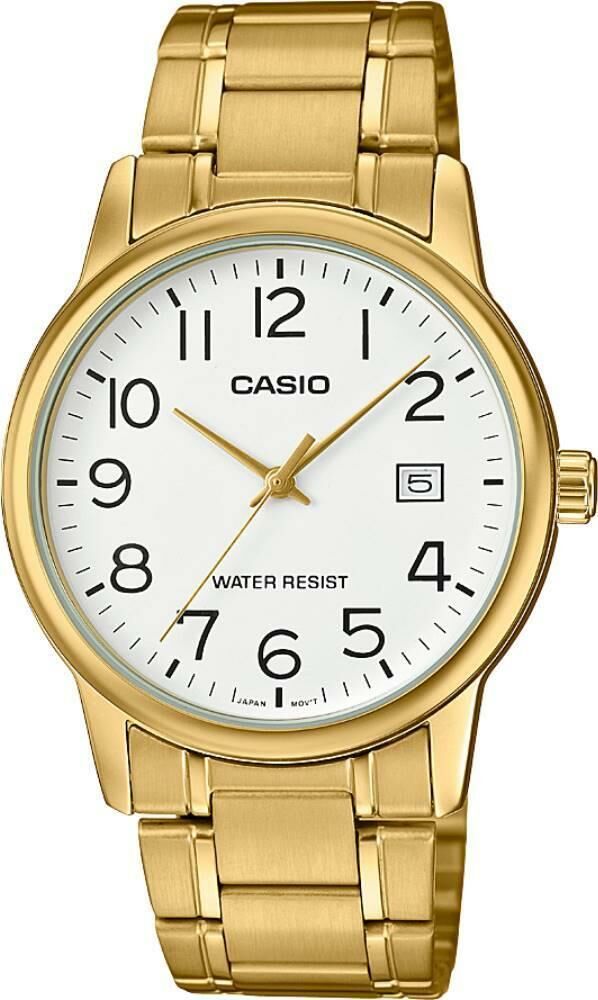 CASIO MTP-V002G-7B2UDF ALTIN KAPLAMA RAKAMLI ERKEK KOL SAATİ