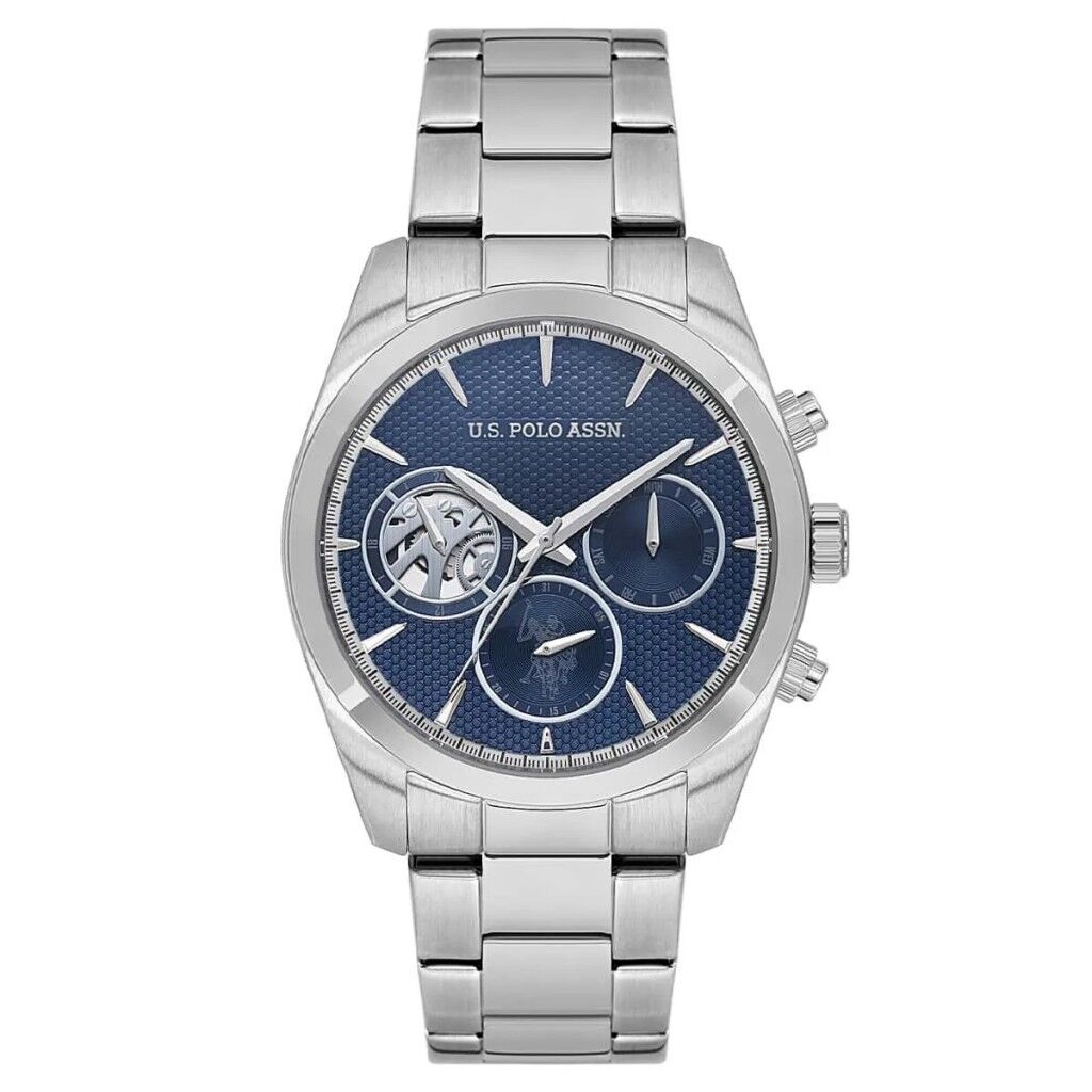 U.S. POLO ASSN. USPA1104-01 ÇELİK ERKEK KOL SAATİ