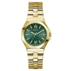 GUESS GUGW0873L2 YEŞİL KADRAN ALTIN KAPLAMA KADIN KOL SAATİ