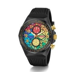 GUESS GUGW0902G3 SİYAH SİLİKON KORDON ERKEK KOL SAATİ