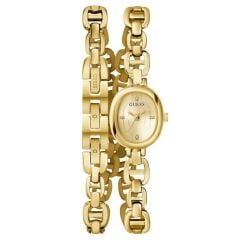 GUESS GUGW0940L2 ALTIN KAPLAMA OVAL KADIN KOL SAATİ