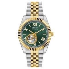 GUESS GUGW0984G4 PİLSİZ OTOMATİK YEŞİL KADRAN ALTIN KAPLAMA ERKEK KOL SAATİ