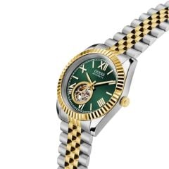 GUESS GUGW0984G4 PİLSİZ OTOMATİK YEŞİL KADRAN ALTIN KAPLAMA ERKEK KOL SAATİ
