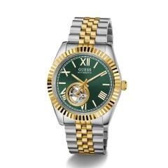 GUESS GUGW0984G4 PİLSİZ OTOMATİK YEŞİL KADRAN ALTIN KAPLAMA ERKEK KOL SAATİ