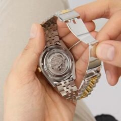 GUESS GUGW0984G4 PİLSİZ OTOMATİK YEŞİL KADRAN ALTIN KAPLAMA ERKEK KOL SAATİ