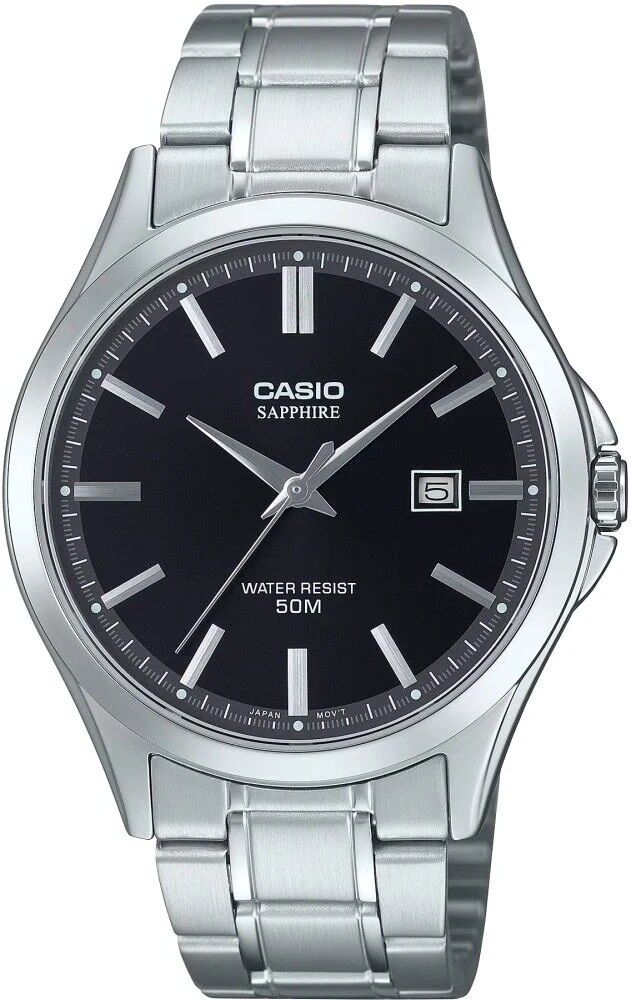 CASIO MTS-115D-1AVDF SAFİR CAM ÇELİK ERKEK KOL SAATİ