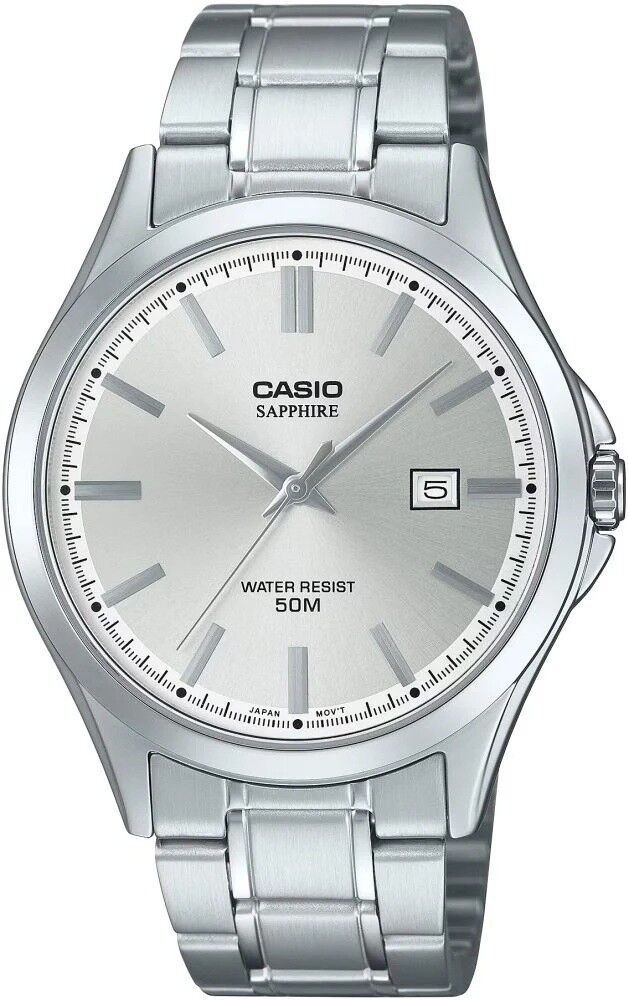 CASIO MTS-115D-7AVDF SAFİR CAM ÇELİK ERKEK KOL SAATİ