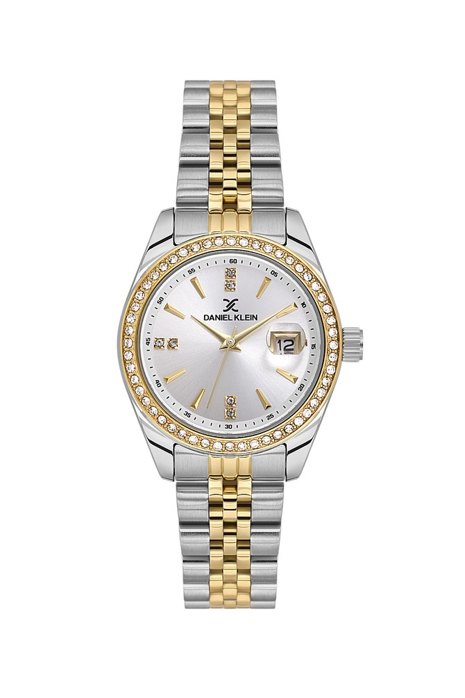 DANIEL KLEIN DK102-DKE.6.10943-4 ALTIN KAPLAMA TAŞLI KADIN KOL SAATİ