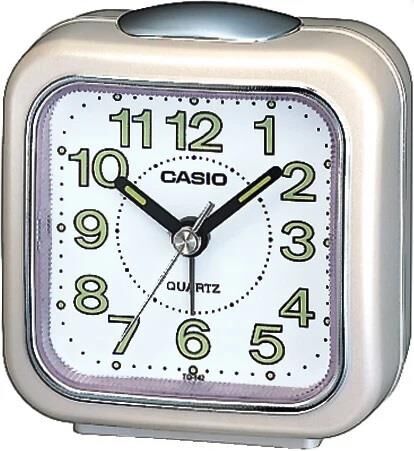 CASIO TQ-142-7DF ALARMLI IŞIKLI BEYAZ ÇALAR MASA SAATİ