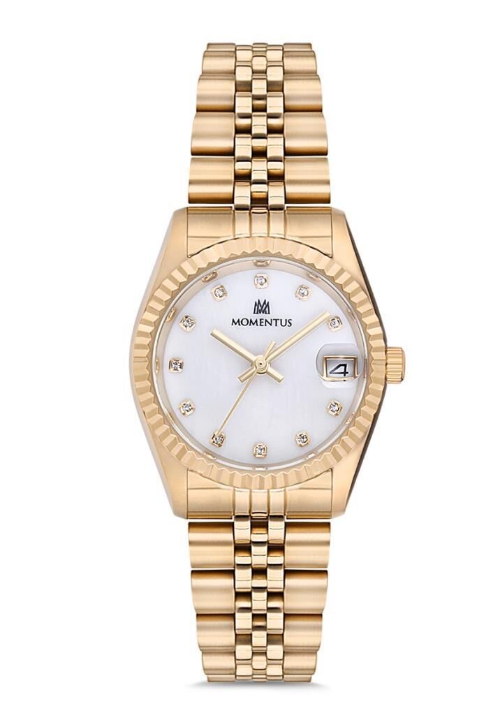 MOMENTUS SW132G-02SG ALTIN KAPLAMA KADIN KOL SAATİ