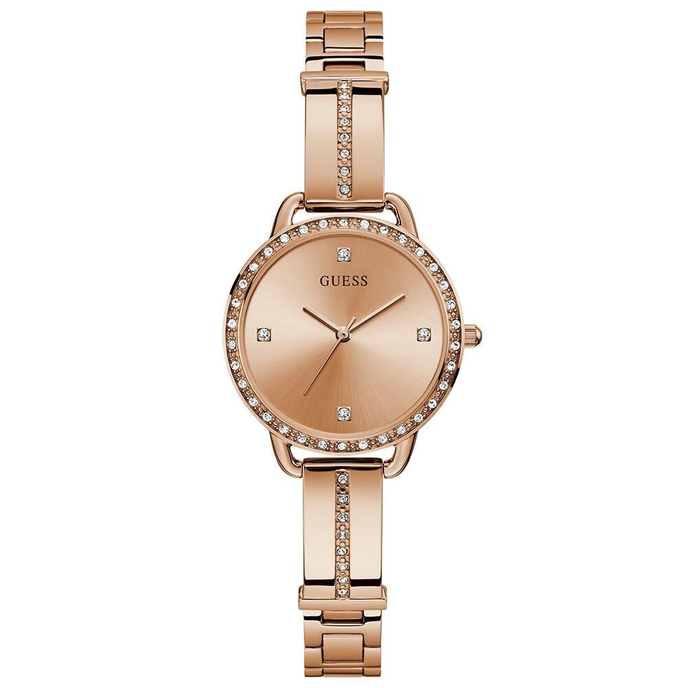 GUESS GUGW0022L3 ROSE GOLD TAŞLI BAYAN KOL SAATİ