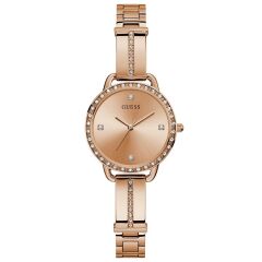 GUESS GUGW0022L3 ROSE GOLD TAŞLI BAYAN KOL SAATİ