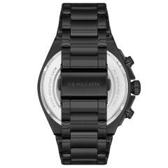 U.S. POLO ASSN. USPA1030-02 SİYAH İYON KAPLAMA ERKEK KOL SAATİ