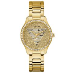 GUESS GUGW0605L2 ALTIN KAPLAMA TAŞLI KADIN KOL SAATİ