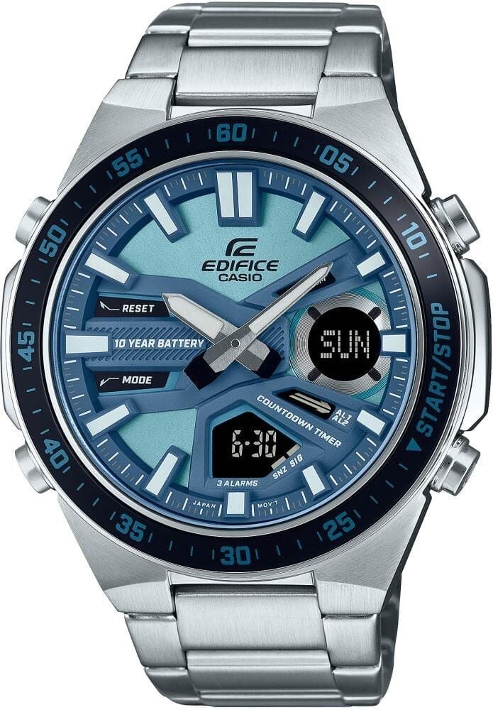 CASIO EDIFICE EFV-C110D-2BDF ANALOG DİJİTAL ÇELİK ERKEK KOL SAATİ