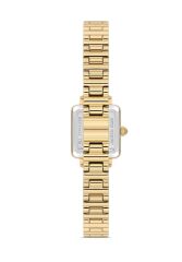 MOMENTUS SS402G-08SG ALTIN KAPLAMA KARE TAŞLI KADIN KOL SAATİ