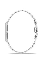 HISLON CL150S-11SS İNCE SLİM KLASİK ÇELİK DİKDÖRTGEN SAFİR CAM ERKEK KOL SAATİ