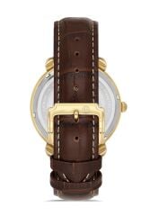 HISLON CL203G-02KG KAHVERENGİ DERİ KORDON ERKEK KOL SAATİ