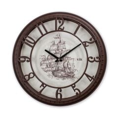 HİSAR YELKEN DESEN DUVAR SAATİ