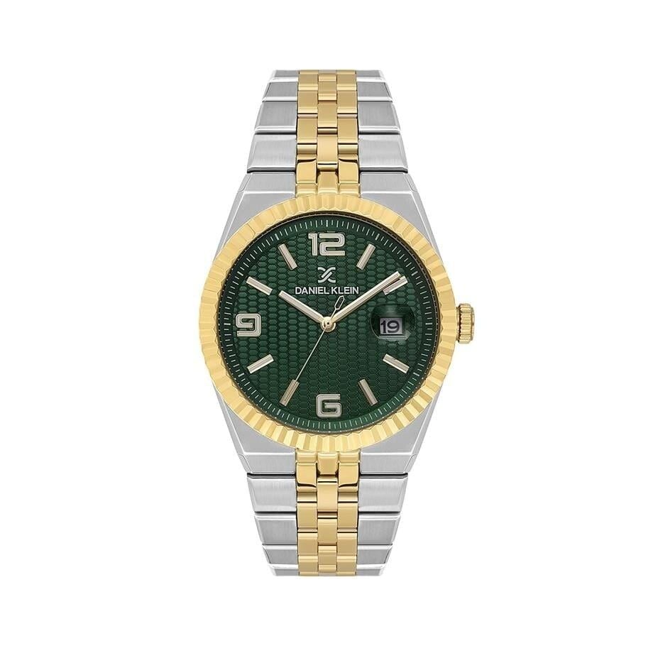 DANIEL KLEIN DK.13.10120-6 ALTIN KAPLAMA YEŞİL KADRAN ERKEK KOL SAATİ