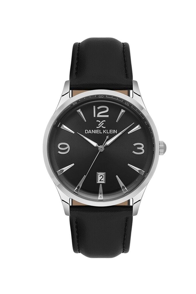 DANIEL KLEIN DK.6.14034-2 SİYAH DERİ KORDON KLASİK ERKEK KOL SAATİ