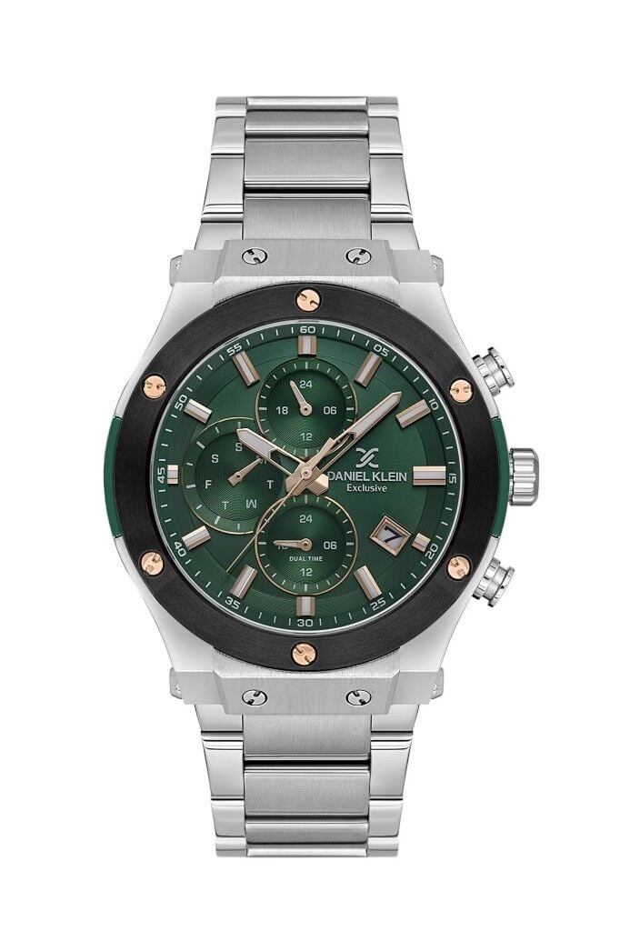 DANIEL KLEIN DK.1.14227-4 YEŞİL KADRAN METAL ERKEK KOL SAATİ