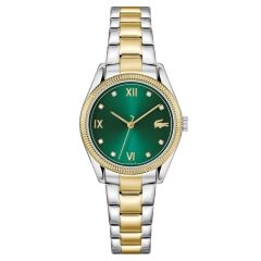 LACOSTE LAC2001484 ALTIN KAPLAMA YEŞİL KADRAN KADIN KOL SAATİ