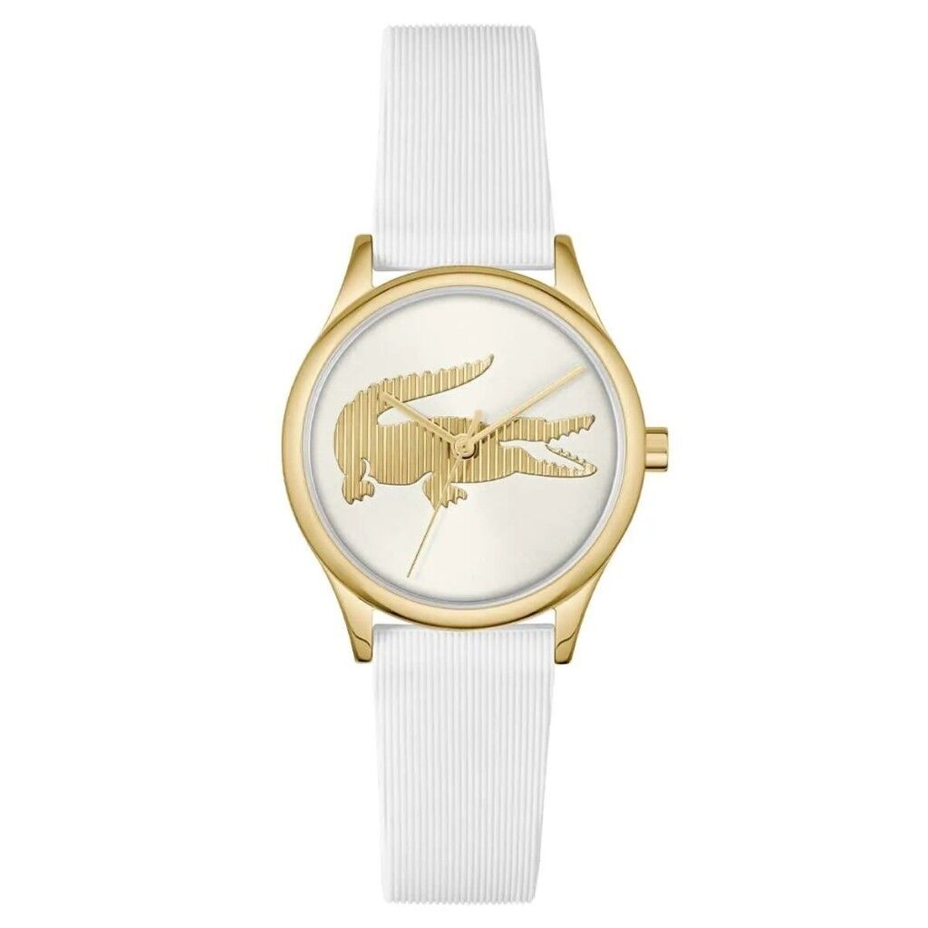 LACOSTE LAC2001480 BEYAZ SİLİKON KORDON KADIN KOL SAATİ